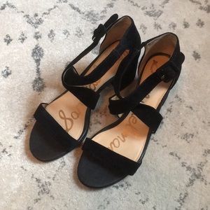 Sam Edelman Sonia suede block heel sandals